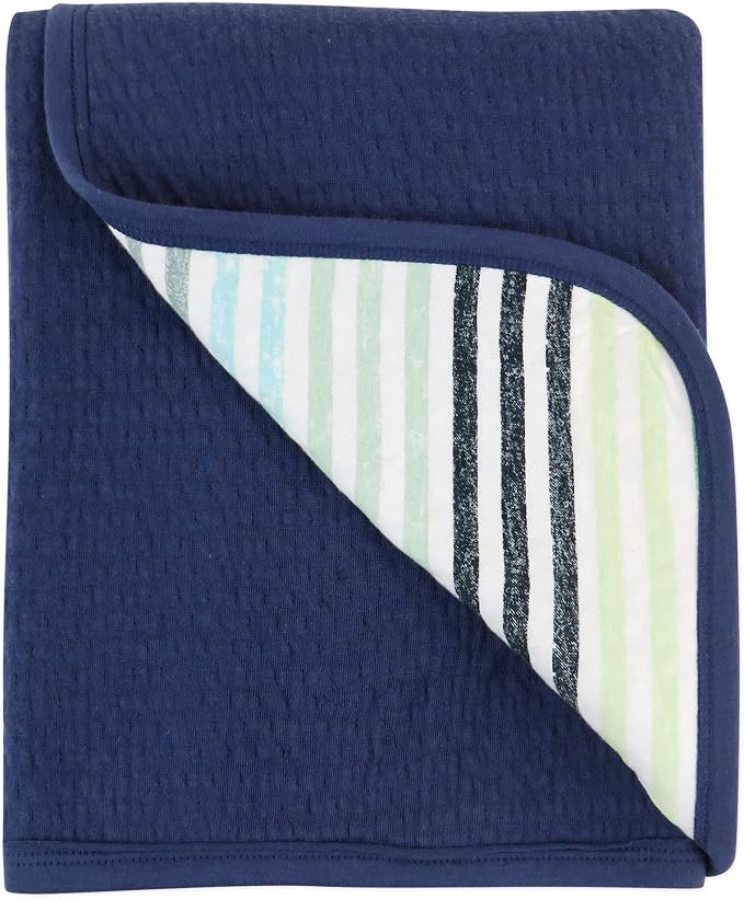 HonestBaby Matelasse Reversible Receiving Blanket 100% Organic Cotton by HonestBaby