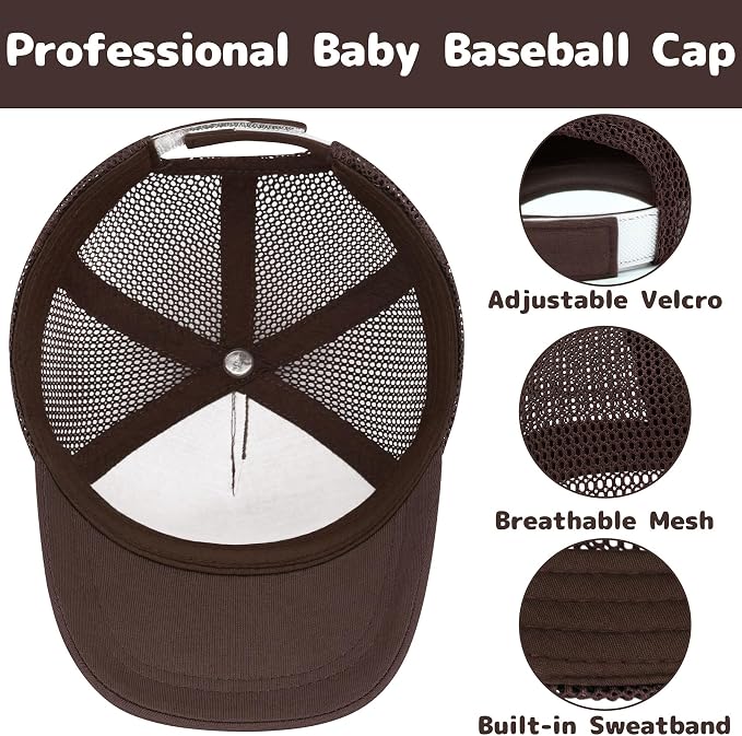 Olreco Baby Baseball Cap Toddler Baseball Hat - Image 3