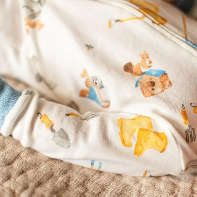 Burt's Bees Baby Unisex Sleep and Play Pajama, Footless One-Piece Zipper PJ | - Image 4