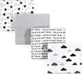 Hudson Baby Unisex Baby Cotton Flannel Receiving Blankets, Moon And Back by HudsonBaby