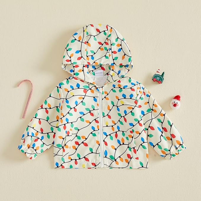 Toddler Baby Girl Windbreaker Jacket Zip Up Hoodie Long Sleeve Sweatshirt - Image 4