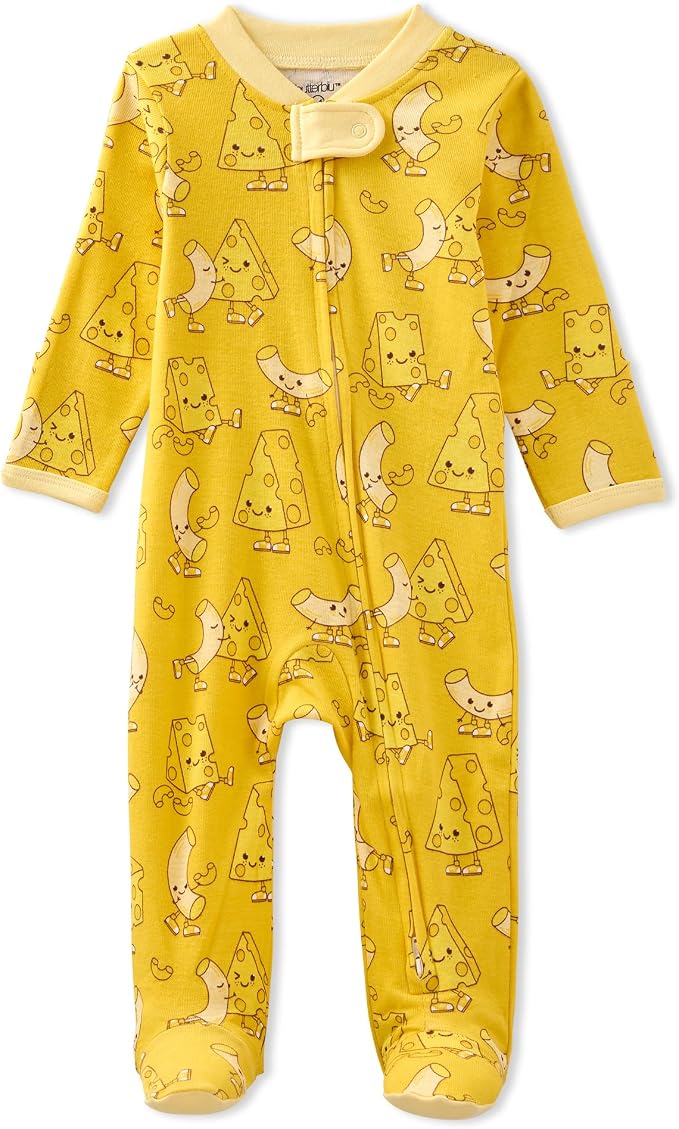 Butterblu Scout Sleep & Play 100% Organic Cotton Footed Zip Front PJs | GOTS by Butterblu