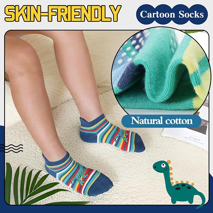 Welwoos Baby Girls Boys Toddlers Grips Socks Kids Non Slip Anti Skid Ankle - Image 3