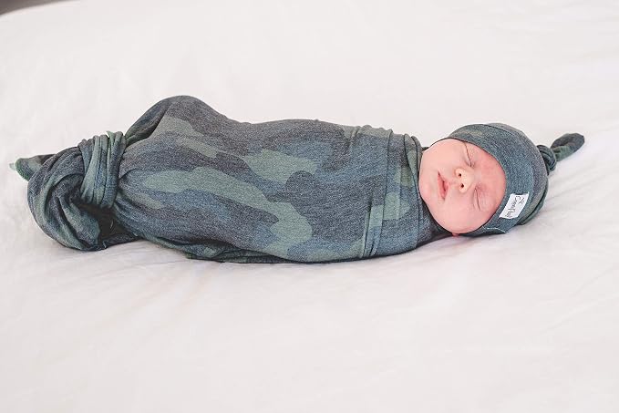 Copper Pearl Swaddle Blankets for Newborns | Soft Stretchy Receiving Blankets - Image 5