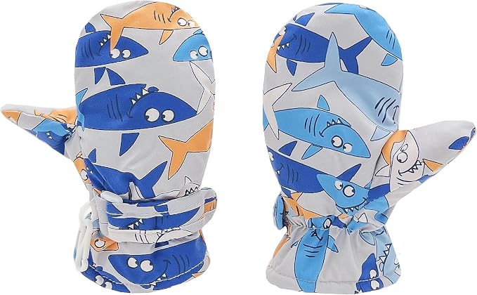 Toddler Gloves Kids Mittens Winter Warm Lined Fleece Gloves Waterproof Snow - Image 7