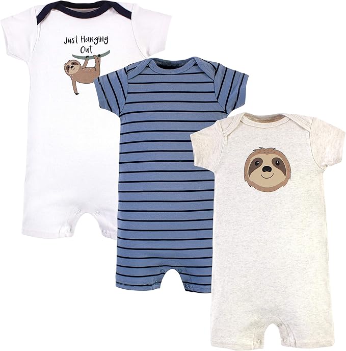 Hudson Baby Unisex Cotton Rompers - Image 2