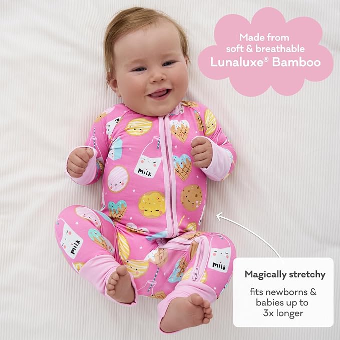 Little Sleepies Pajamas for Baby Boys & Girls, Viscose from Bamboo Baby Pajamas - Image 5