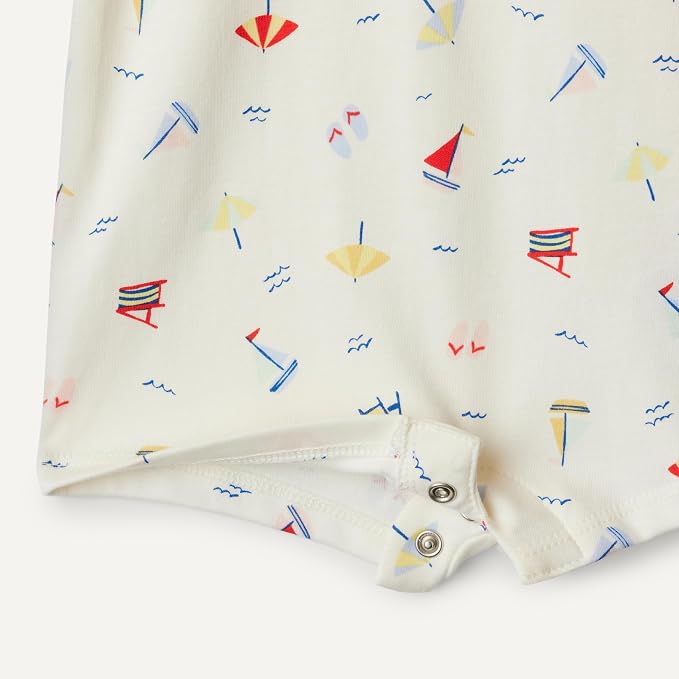 Amazon Essentials x Sofia Grainge Baby Boys' Short Sleeve Cotton Romper - Image 4