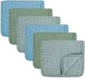 Muslin Burp Cloths Soft and Breathable Burp Cloths Baby boy 6 Pack 10x20 inches by Unknown