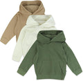 HonestBaby Baby 3-pack Thermal Hoodie 100% Organic Cotton by HonestBaby