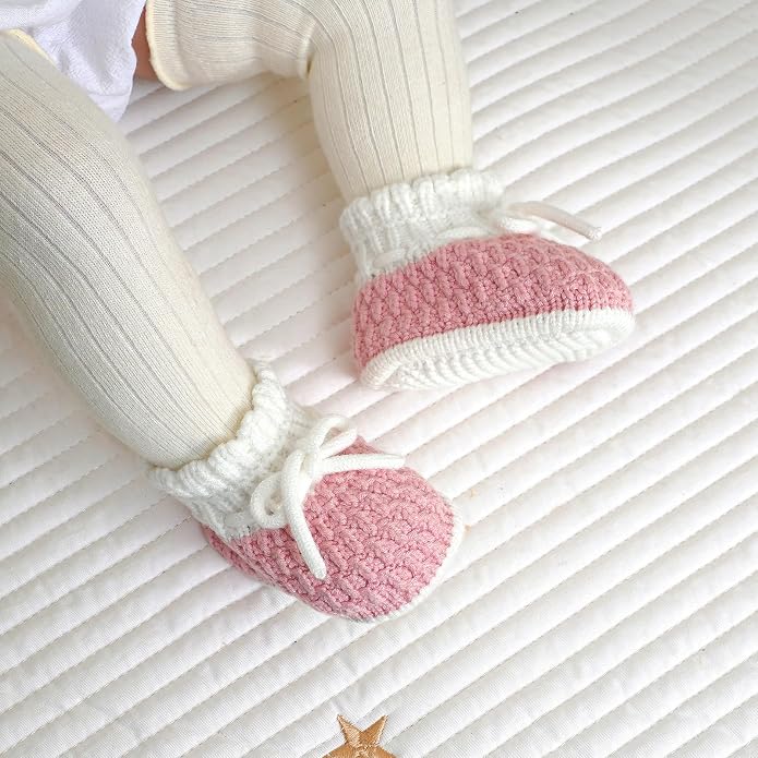 Baby Booties Knitted Newborn First Soft Sock | Crib Warm Shoes - Image 2