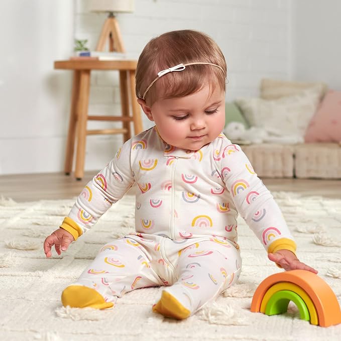 Gerber Baby Girls 4-Pack Sleep 'N Play Footie - Image 13
