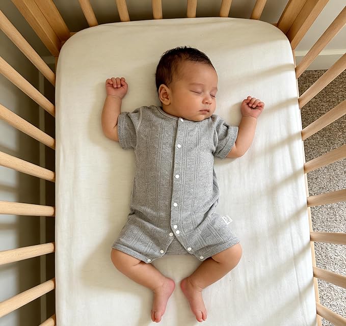 AMIYAN Unisex Baby Cotton Romper Boys Short Sleeve One-Piece Jumpsuit Infant - Image 2