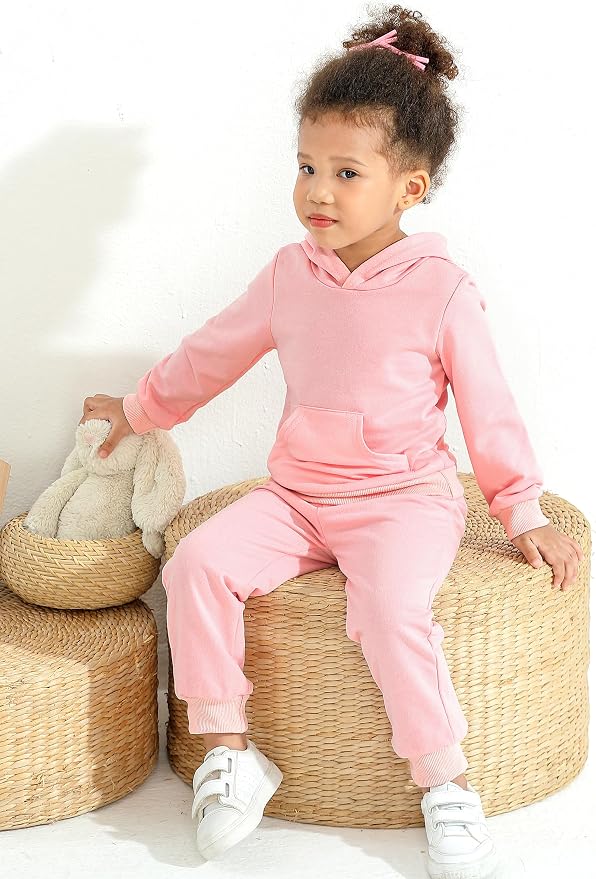 Happy Town Baby Fall Outfits for Girl Boy Long Sleeve Hoodie Top and Long - Image 4
