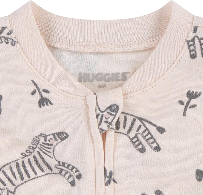 HUGGIES Baby Baby Printed Footed Coverall - Image 3