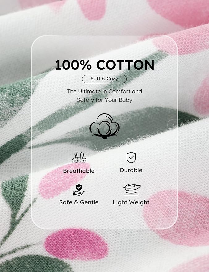 Yoofoss Baby Pajamas 100% Organic Cotton Baby Sleepers - Image 8
