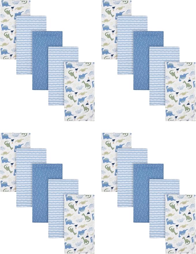 Gerber Boys Newborn Infant Baby Toddler Nursery 100% Cotton Flannel Receiving by Gerber