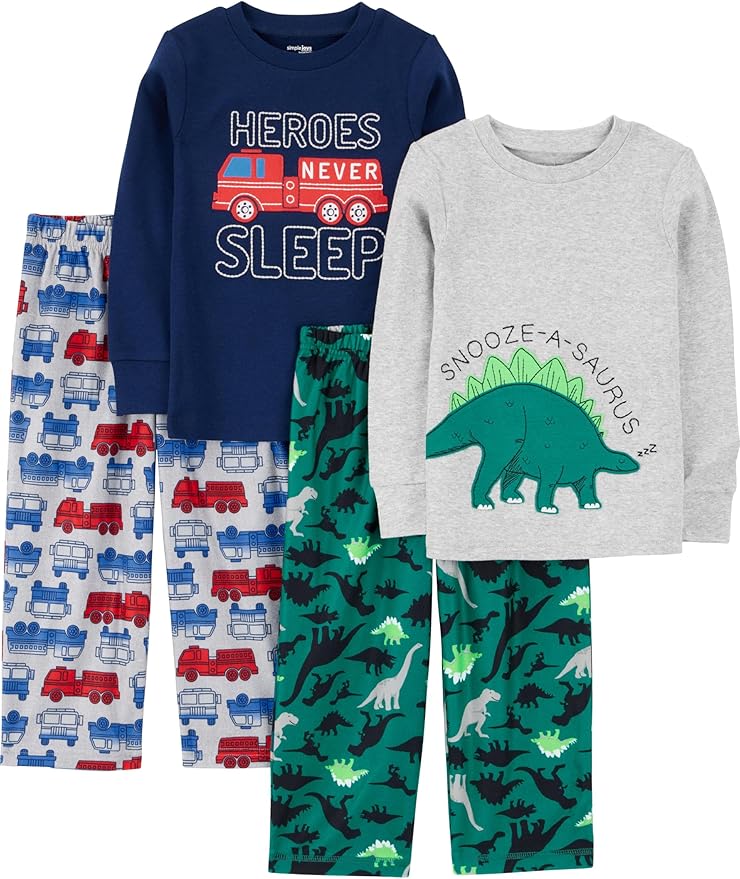 Simple Joys by Carter's Boys 4 piece Pajama Set by SimpleJoysbyCarters