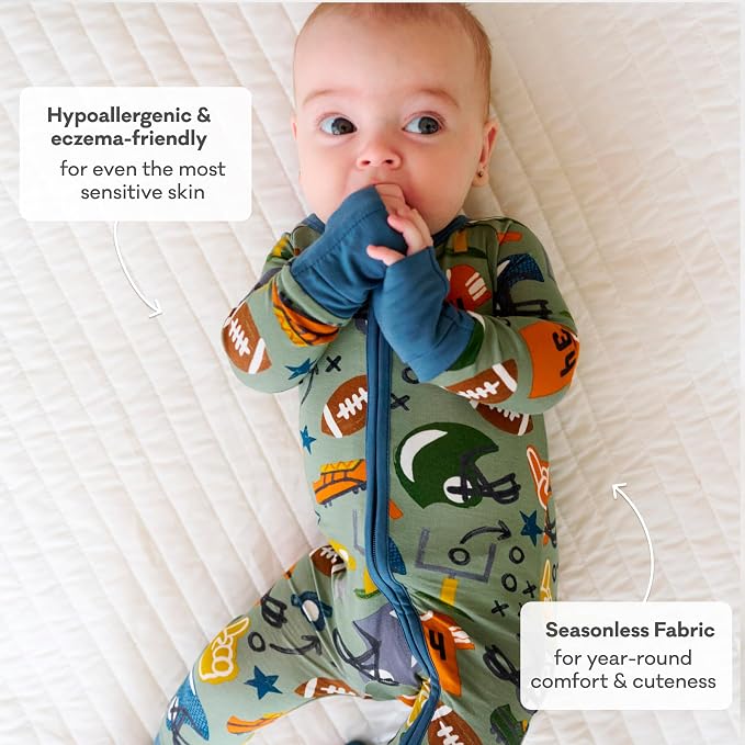 Little Sleepies Pajamas for Baby Boys & Girls, Viscose from Bamboo Baby Pajamas - Image 7