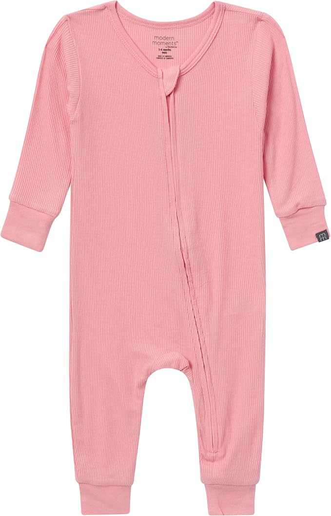 Modern Moments by Gerber Baby Viscose 2-pack Footless Tight Fitting Pajamas - Image 4
