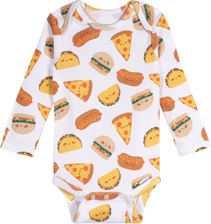 Onesies Brand Baby Boys & Girls 6-Pack Long Sleeve Bodysuits - Image 5