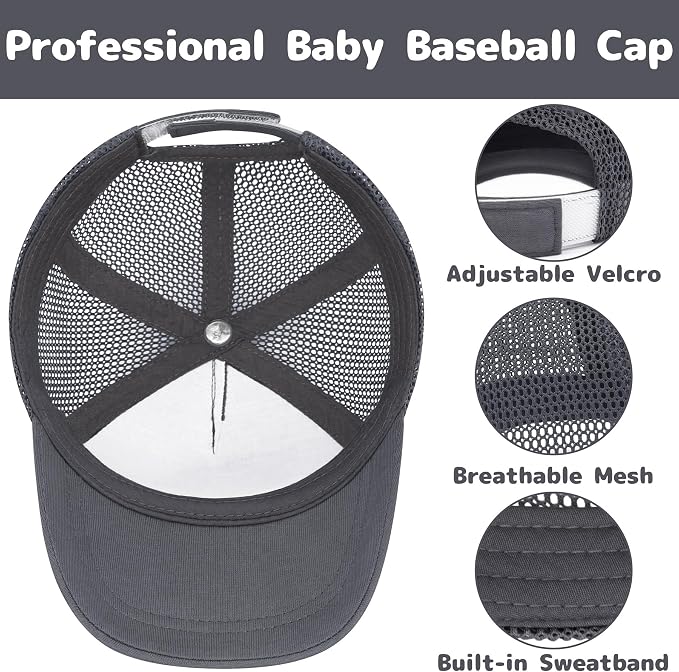 Olreco Baby Baseball Cap Toddler Baseball Hat - Image 3