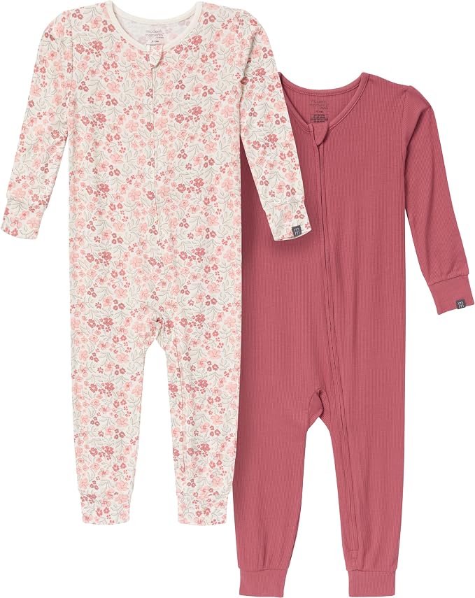 Modern Moments by Gerber Baby Viscose 2-pack Footless Tight Fitting Pajamas by ModernMomentsbyGerber