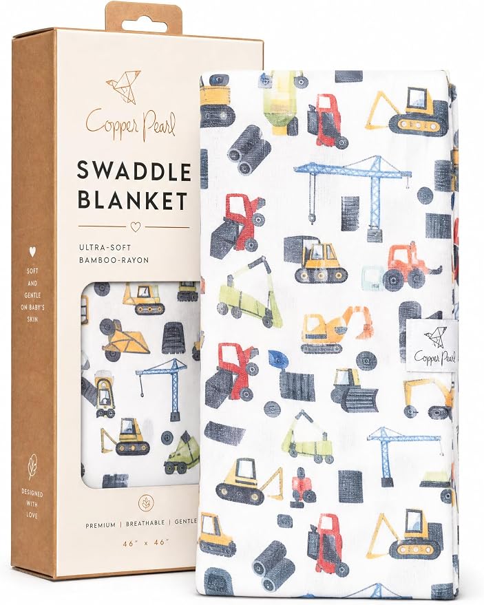 Copper Pearl Swaddle Blankets for Newborns | Soft Stretchy Receiving Blankets by CopperPearl