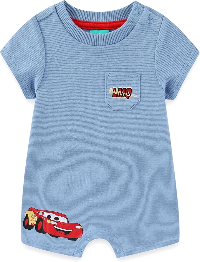 Disney Toy Story Cars Pooh Mickey Baby Boys Romper by Disney