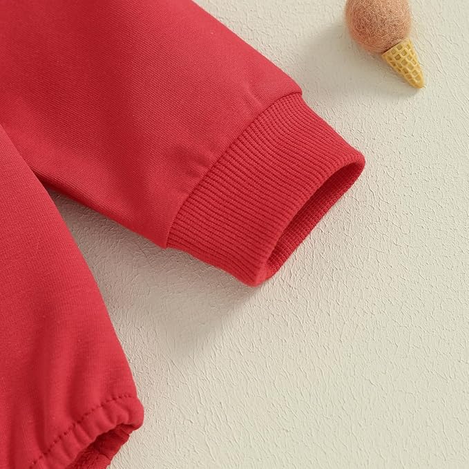 VISGOGO Newborn Infant Baby Boy Girls Oversized Romper Little Dude Sweater Onesie Coming Home Outfit Neutral Clothes