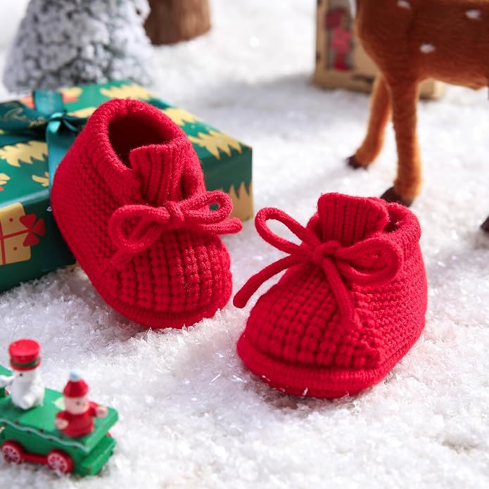Baby Booties Infant Booties Knit Newborn Shoes - Image 4