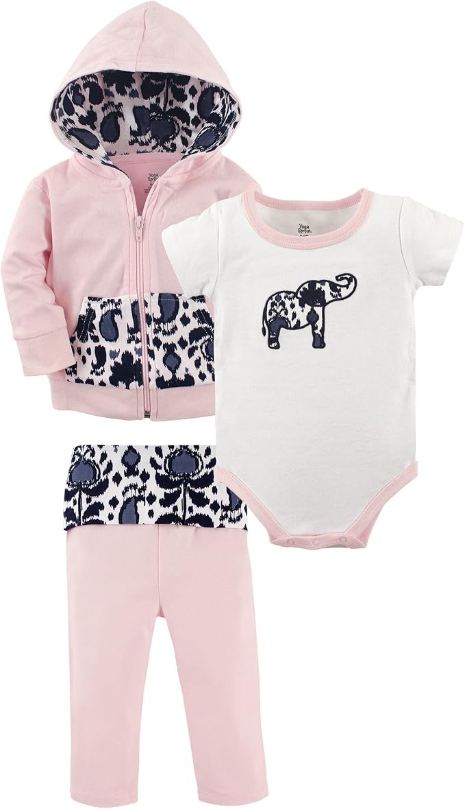 Yoga Sprout Bodysuit, and Track Jacket Set - Image 2