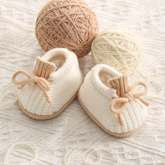 Baby Booties Infant Booties Knit Newborn Shoes - Image 4