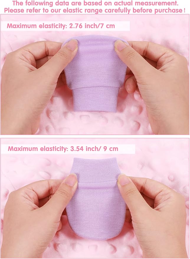 Geyoga 12 Pcs Baby Hat | Newborn Hats Mittens - Image 5