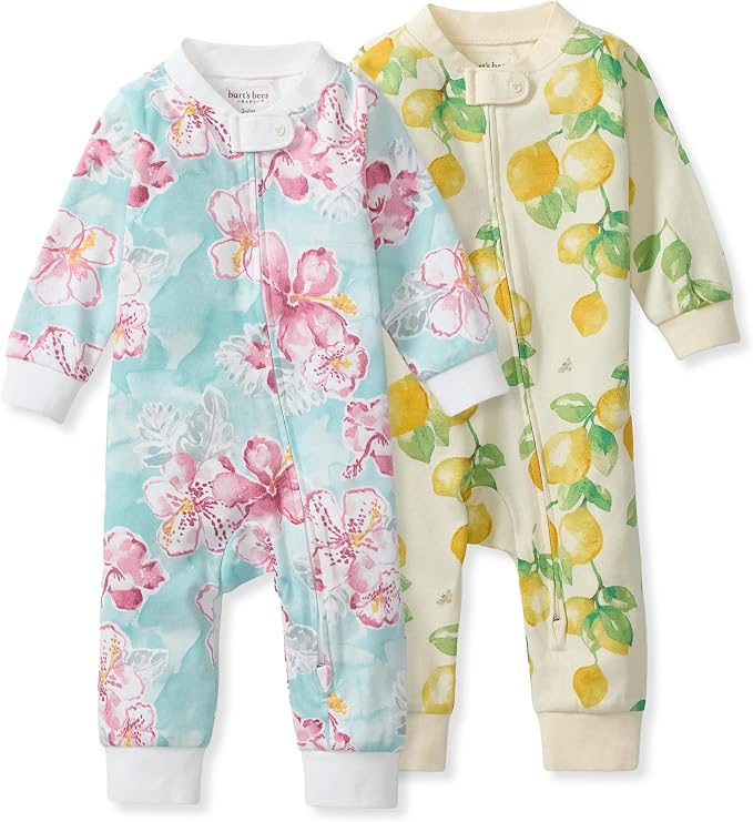 Burt's Bees Baby Unisex Sleep and Play Pajama, Footless One-Piece Zipper PJ | by BurtsBeesBaby