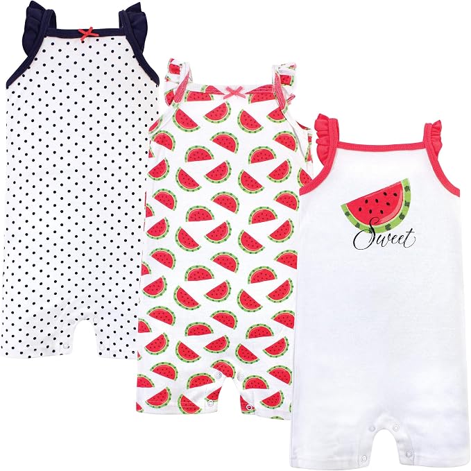 Hudson Baby Unisex Cotton Rompers by HudsonBaby