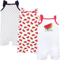 Hudson Baby Unisex Cotton Rompers by HudsonBaby