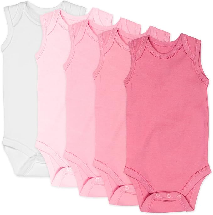 HonestBaby baby-boys Sleeveless Bodysuits One-piece 100% Organic Cotton by HonestBaby