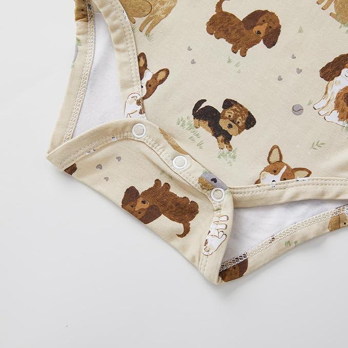 pureborn Baby Girls Boys Bodysuit Super Soft Cotton Romper 0-24 Months | - Image 6