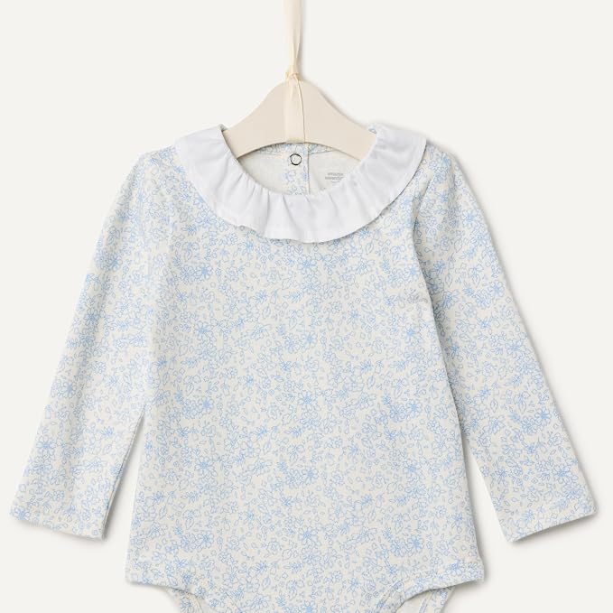 Amazon Essentials x Sofia Grainge Baby Girls' Long Sleeve Cotton Ruffle Collar - Image 4