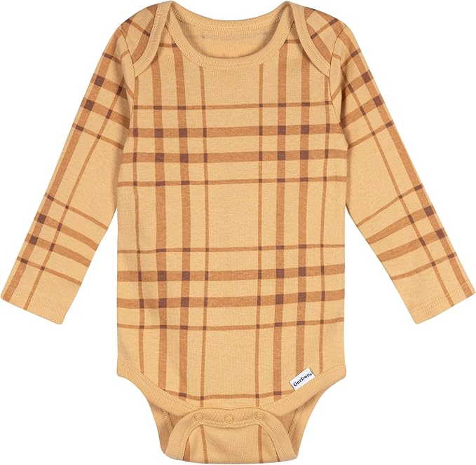 Gerber Baby Boys 6-Pack Long Sleeve Onesies Bodysuit - Image 2