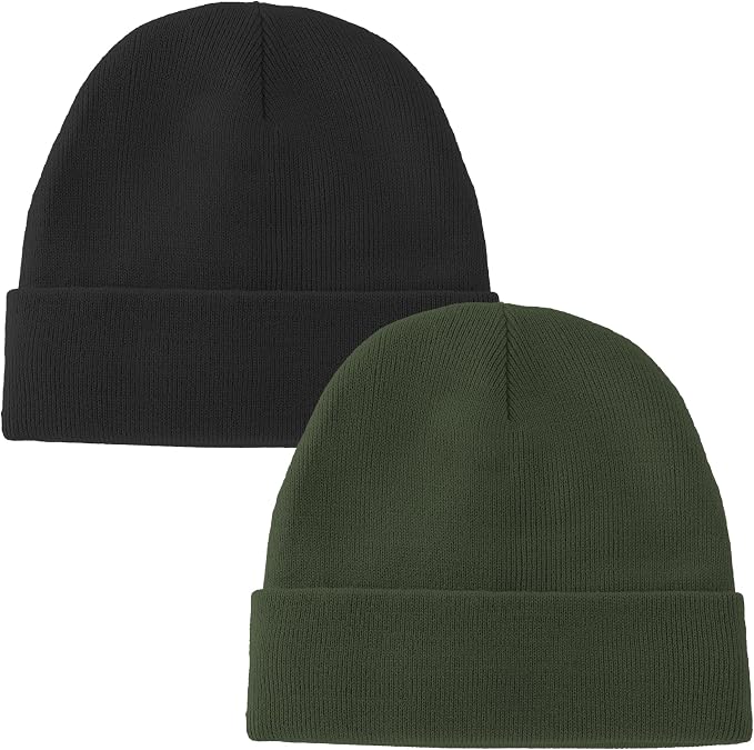 ROYBENS 100% Cotton Baby Beanie Cute Toddler Winter Hat Knit Caps Ages 0-8 | by ROYBENS