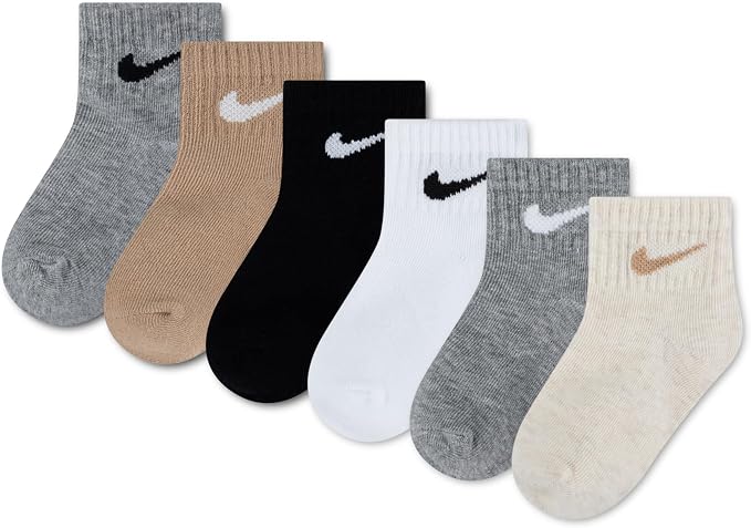 Nike Baby 6-pack Baby/Toddler Basic Socks by Unknown