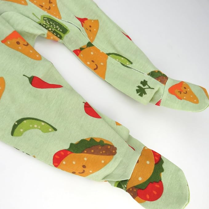 HonestBaby Baby Boys' Sleep & Play Footed One-piece Pajama Sleeper 100% Organic - Image 4