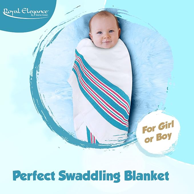 Elaine Karen 1 Pack Flannel Unisex Hospital Receiving Nursing Blankets - Image 5