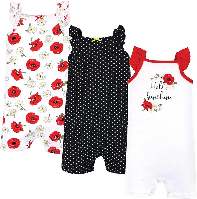 Hudson Baby Unisex Cotton Rompers by HudsonBaby