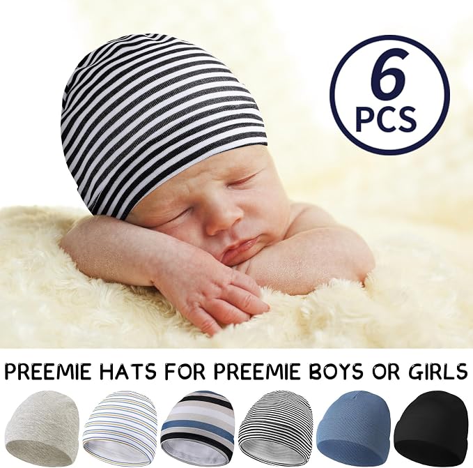 Newcotte 6 Preemie Hats - Image 3