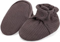 Baby Booties Organic Cotton Infant Bootie Warm Cozy Soft Sock Shoes Adjustable by KARUNEL