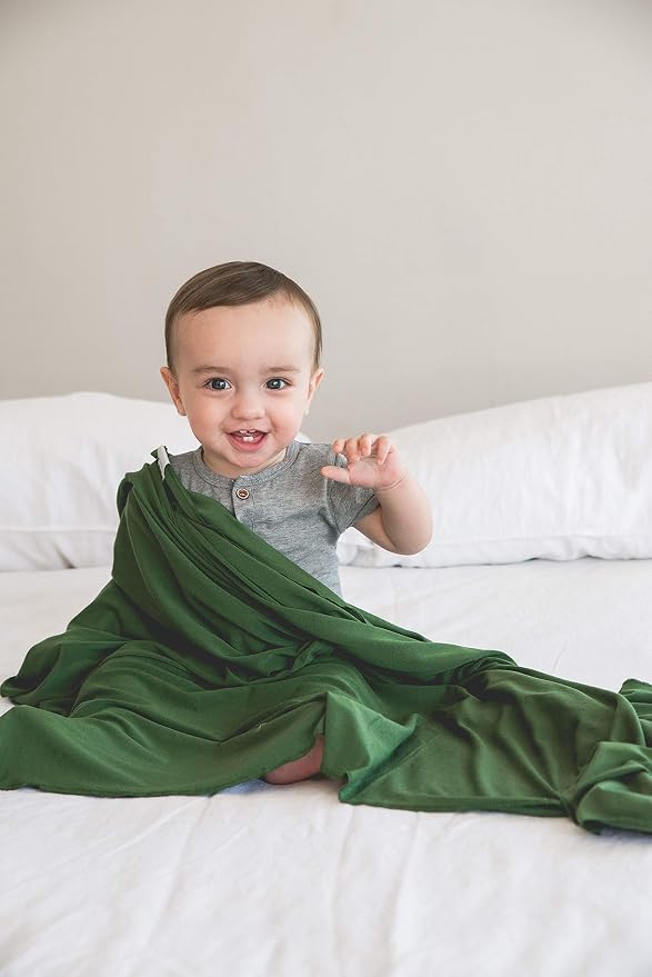 Copper Pearl Swaddle Blankets for Newborns | Soft Stretchy Receiving Blankets - Image 5