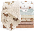 Bearmoss Muslin Burp Cloths 100% Cotton Cloths Baby Burp Cloths Muslin by Bearmoss